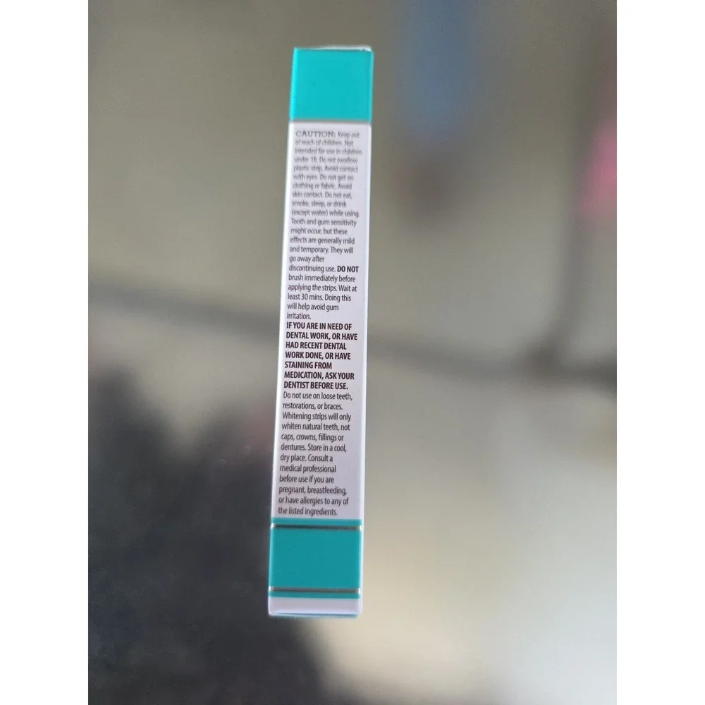 Guru Nanda Teeth Whitening Strips - 7-Day Treatment with‎ Non-Slip Dry Strips